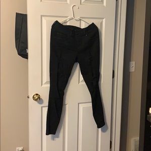 Black Ripped Jeggings